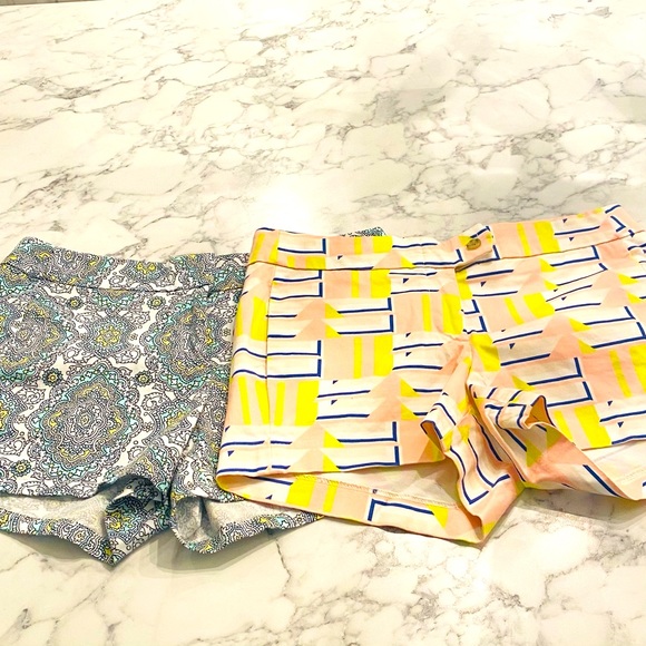 J. Crew Pants - J. Crew 3.5” Printed Chino Shorts Bundle
